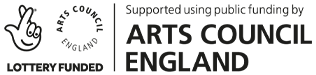 Arts Council England National Lottery logo